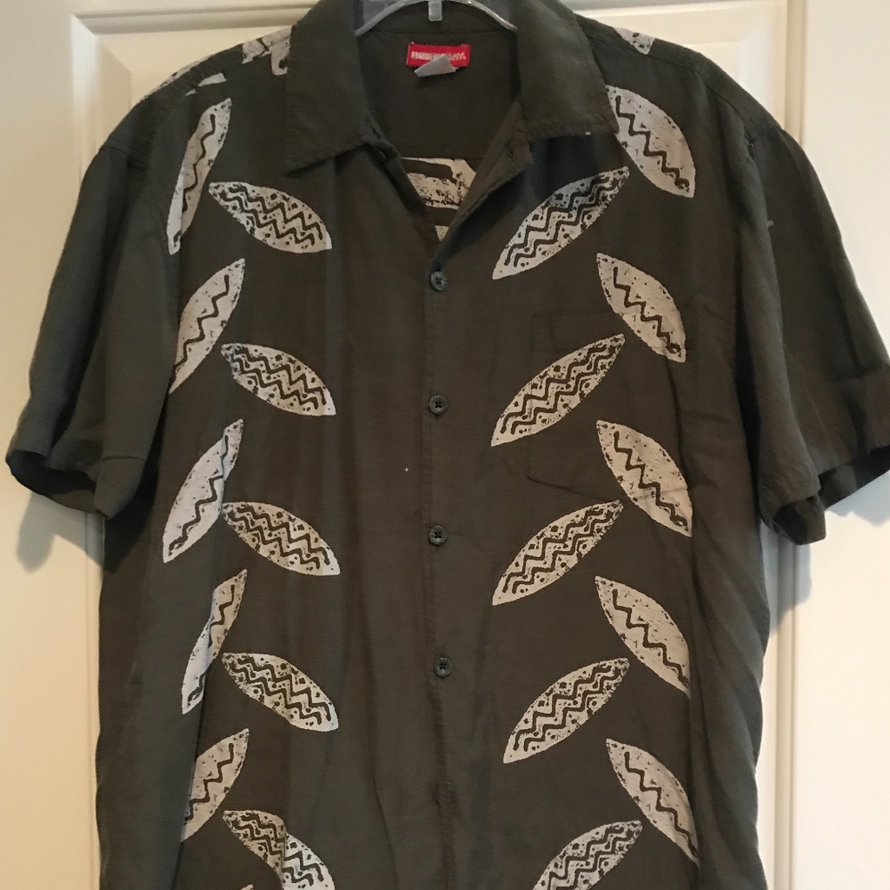 Men’s Hawaiian Shirt by Union Bay – Cotton Blend, Medium